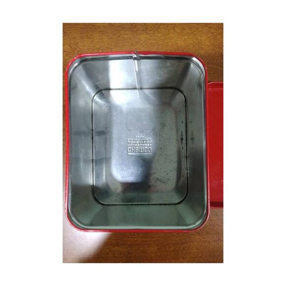 Vintage Oceanic Cut Plug Tin with Lid from the 1970s, Great Condition - Picture 6 of 7